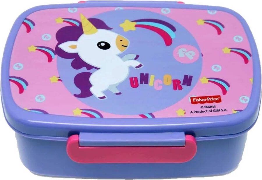 Drinkfles en snackbox unicorn