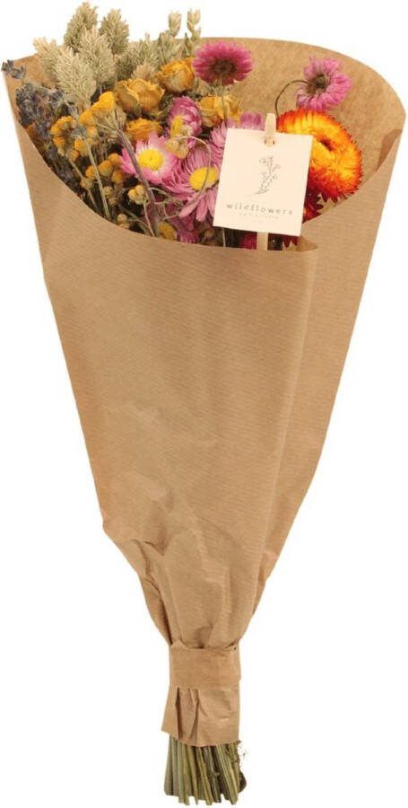 Droogbloemen Field Bouquet Multi Ø15 ↨35cm