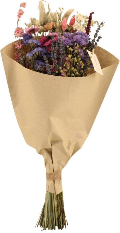 Droogbloemen Field Bouquet Pink Ø20 ↨50cm