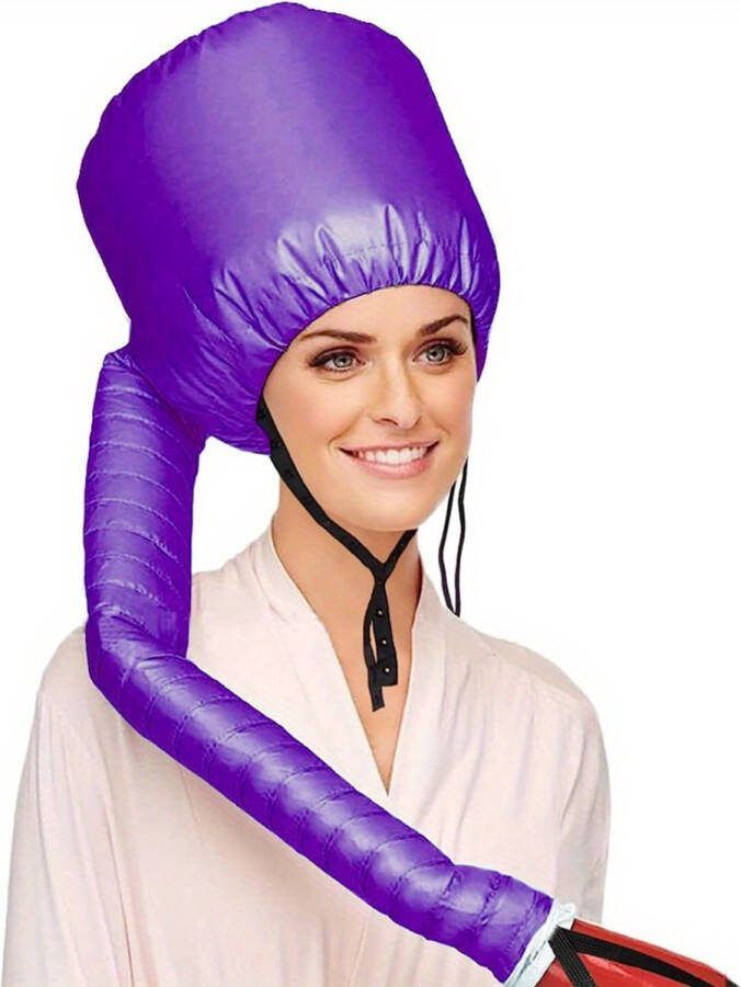 Droogkap Haardroogkap Haardroger Haar Steamer Fohn Haarstyling Accessoires Paars