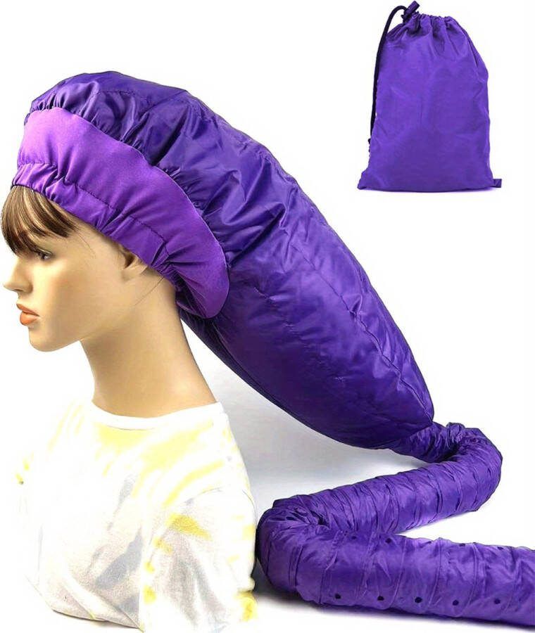 Droogkap Haardroogkap Haardroger Haar Steamer Fohn Haarstyling Voor Krullend Haar Paars