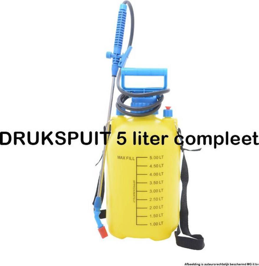 Drukspuit compleet 5 liter