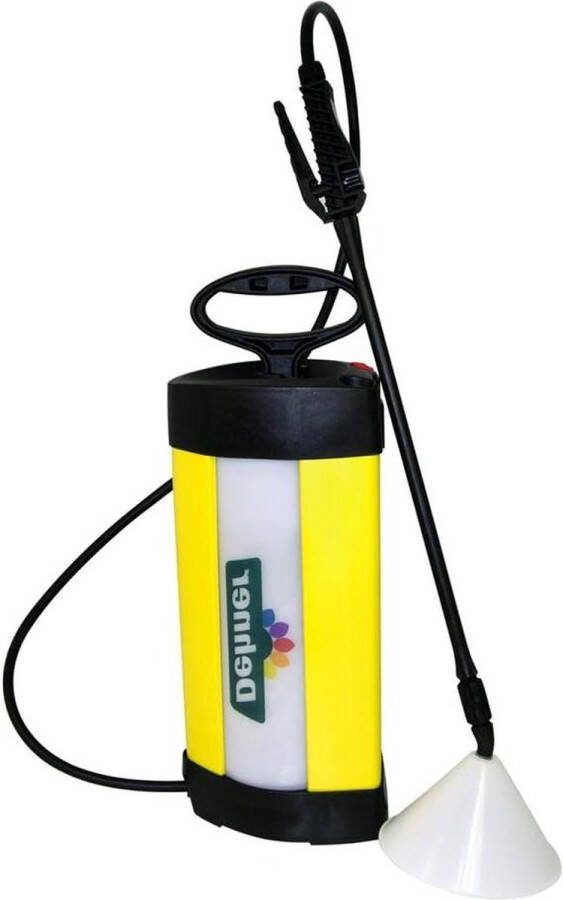Drukspuit met telescoopbuis spatscherm 5 liter voor tuinieren