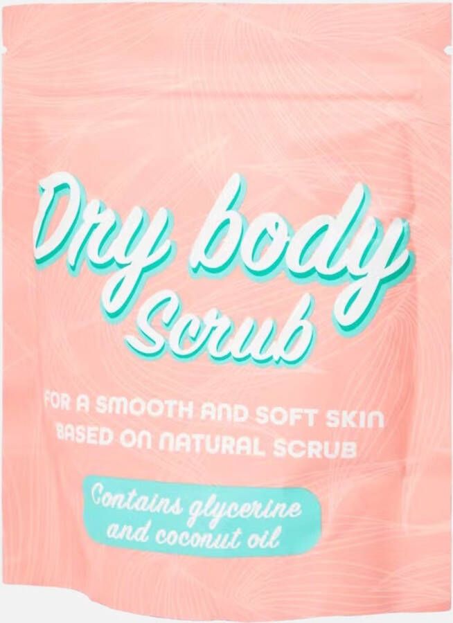 Dry body scrub glycerine and coconutoil 200 gram Droge huidscrub met glycerine en kokosolie Lichaamsscrub Bodyscrub Vegan