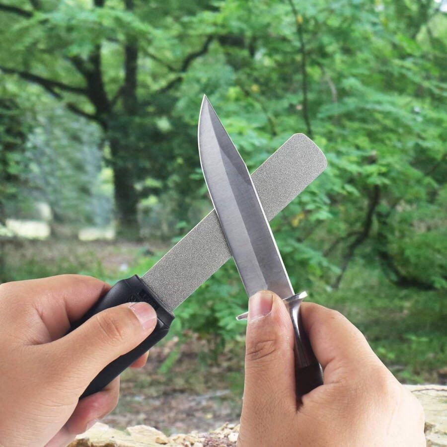 Dual-Grit Diamant Slijpsteen Gereedschapsslijper voor Slijpmes Tuinschaar Bijl en Alle Bladranden Slijpsteen SHARPAL 121N