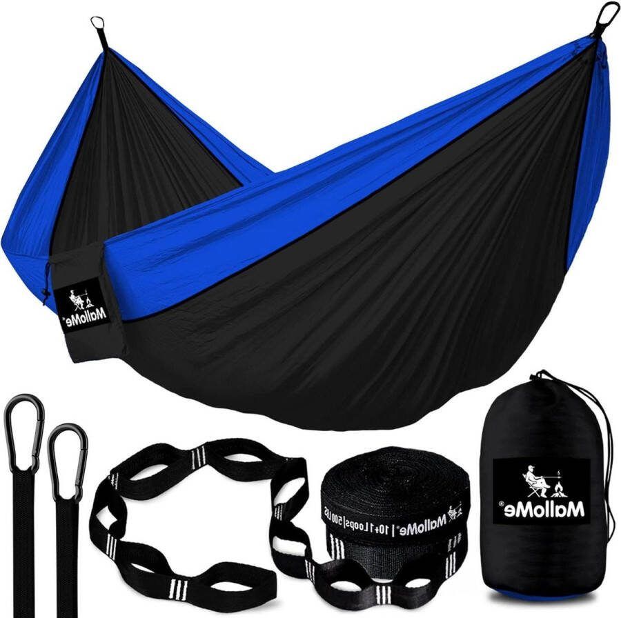 Dubbele hangmat ultralichte reisadventuur 2 personen 300 x 200 cm hangmat 2 person