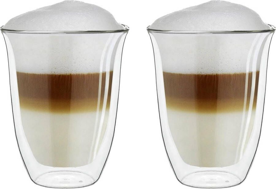 Dubbelwandige glazen 400 ml set van 2 groot thermisch glas dubbelwandig gemaakt van borosilicaatglas koffieglazen theeglazen latteglazen dubbelwandige glazen