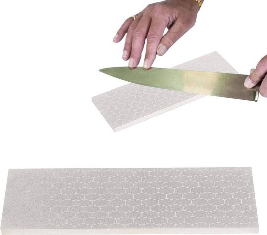 Dubbelzijdige 400 1000 Korrel Diamantslijpsteen Keukengereedschap Slijpmachine Messenslijper Oliesteen