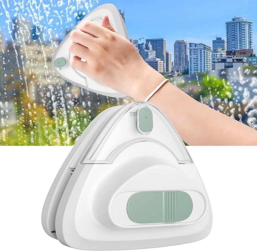 Dubbelzijdige glasreiniger glasreinigingsgereedschap voor glasdikte 5-35 mm magnetische reinigingsborstel 3 standen instelbaar Magnetische ruitenwasser