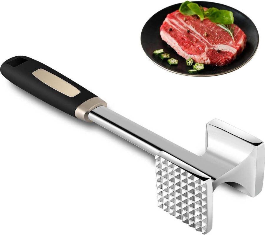 Dubbelzijdige vleeshamer Meat tenderizer voor steak en kip