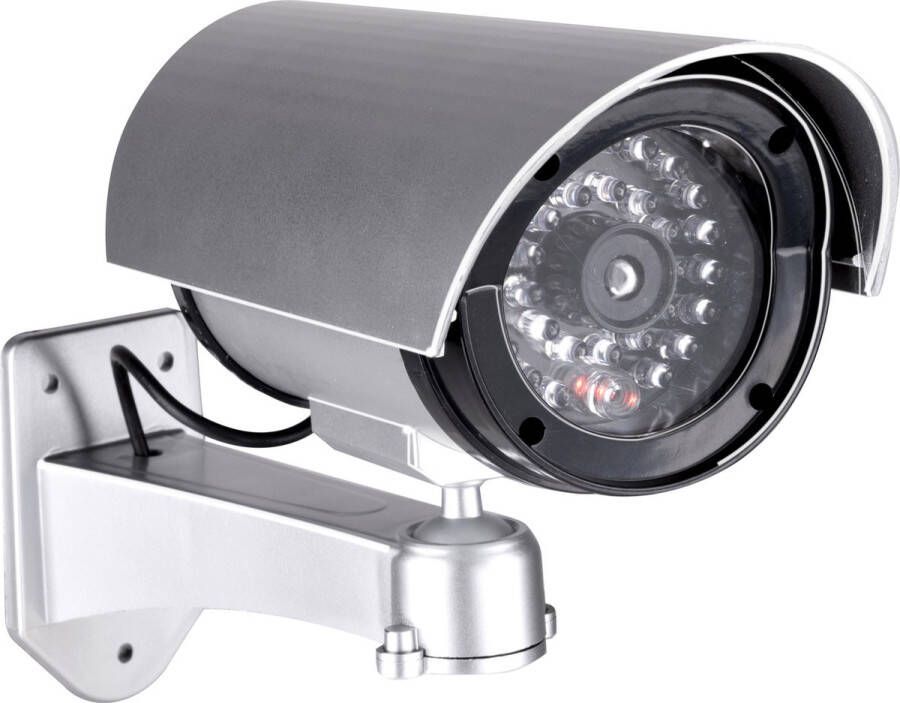 Dummy beveiligingscamera LED 11 x 8 x 17 cm Inbraakbeveiliging voor binnen en buiten
