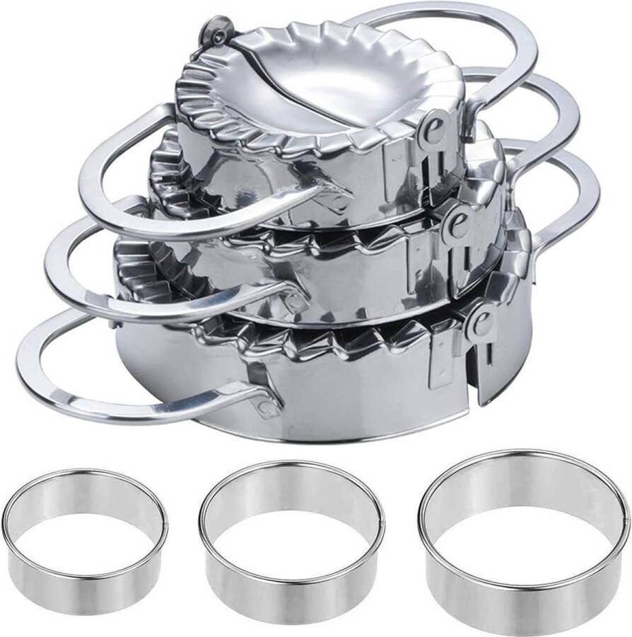 Dumpling Machine RVS Dumpling Mal Dumpling Skin Snijmachine Ravioli Mould Pastry Maker Tool voor thuis keuken