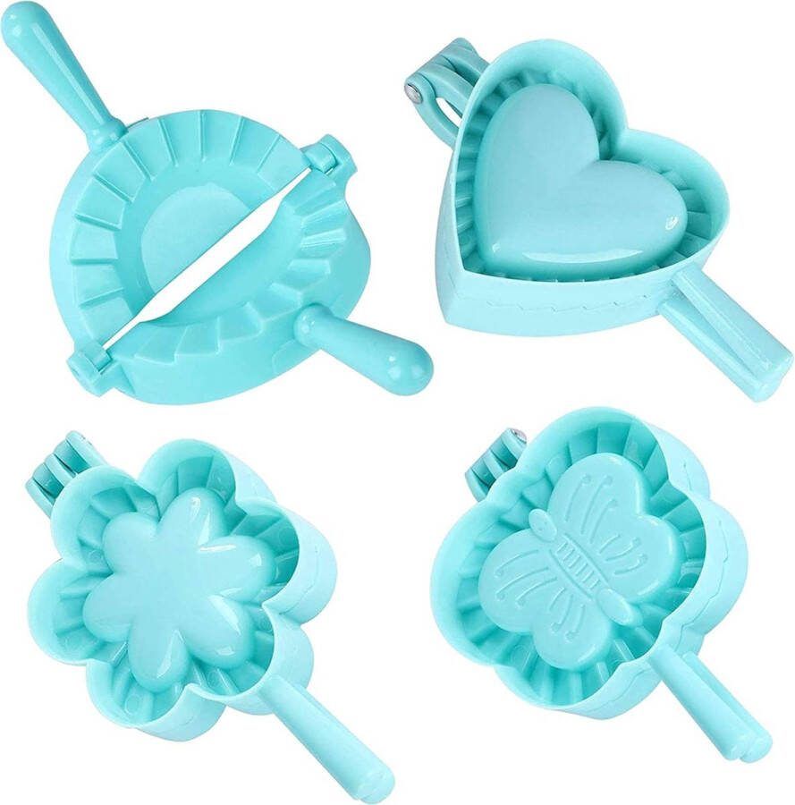 Merkloos Sans marque Dumpling maker Dumplings Ravioli vorm Ravioli vormpjes 4 stuk Ravioli mal Pastei makers Raviolimaker Raviolivorm Dumpling maker set
