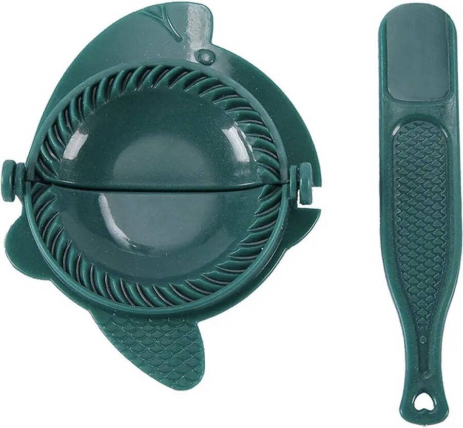 Dumpling maker Ravioli maker Pastei maker Empanada maker Deegvormer Knoedel maker pastei vorm Deeg Pers koekjespers -Empanada maker Dumplings Machine groen raviolimakers