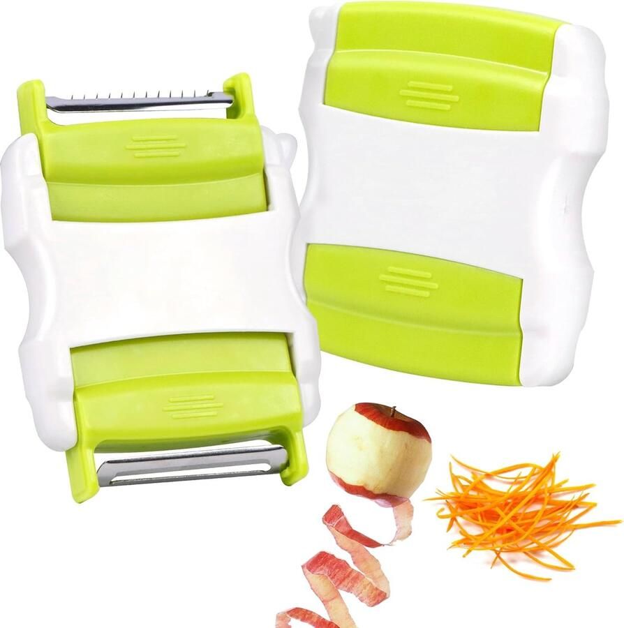 Dunschiller aardappelschiller draagbare universele dunschiller bi-directionele flip-groenteschiller multifunctionele fruitschiller kan worden geschild en versnipperd voor groenteaardappelen 2