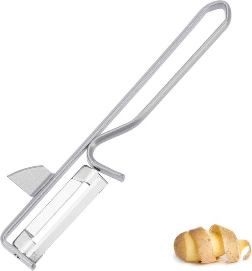 Dunschiller met beweegbaar mes aspergeschiller aardappelschilmes met ontpitter aardappelschiller keuken schiller rvs germany