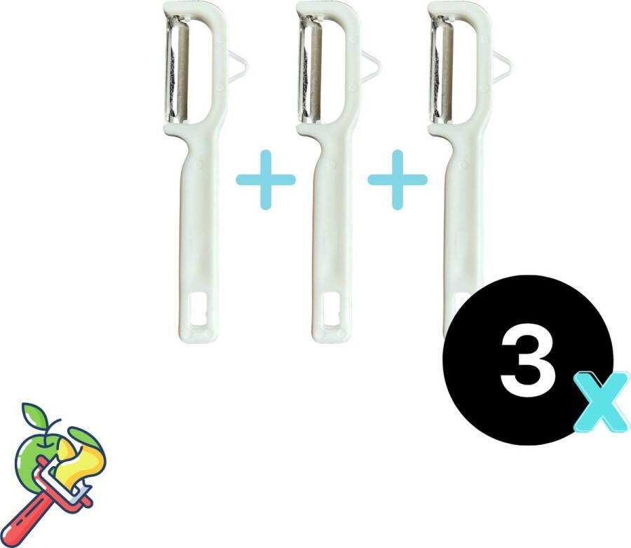 Dunschiller set 3 stuks Aardappel schiller Groente schiller Schilmesje Keuken I-vorm