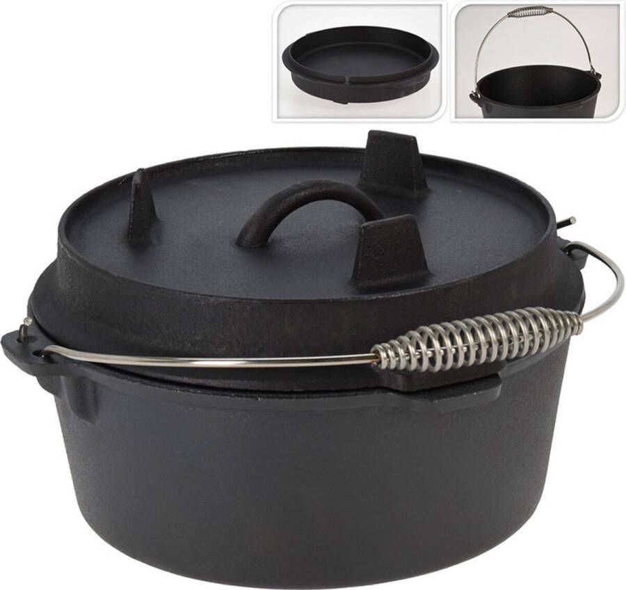 Dutch Oven Pan Gietijzer 25 cm