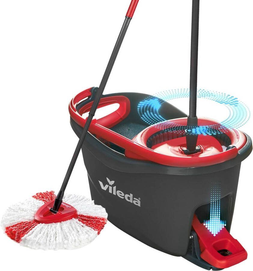 Dweil Set 2-in-1 Microvezel Mop Automatisch Uitwringen Steel Van 85-130 cm Roterende Wisser Wasmachine Bestendige Mop Antispatrand Mopset