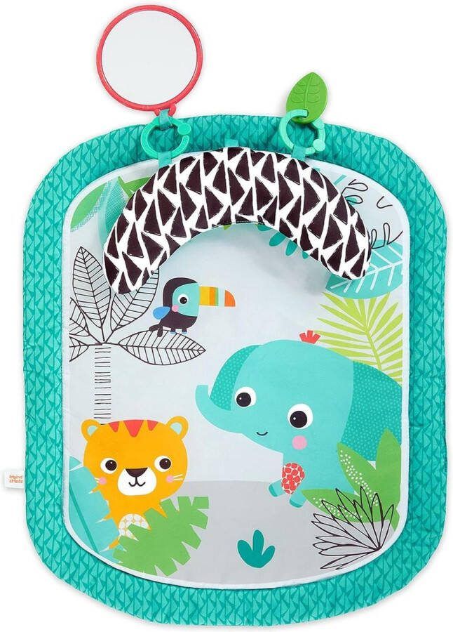 Easy Breezy speelmat met steunkussen perfecte maat voor kleine ruimtes machine wasbaar