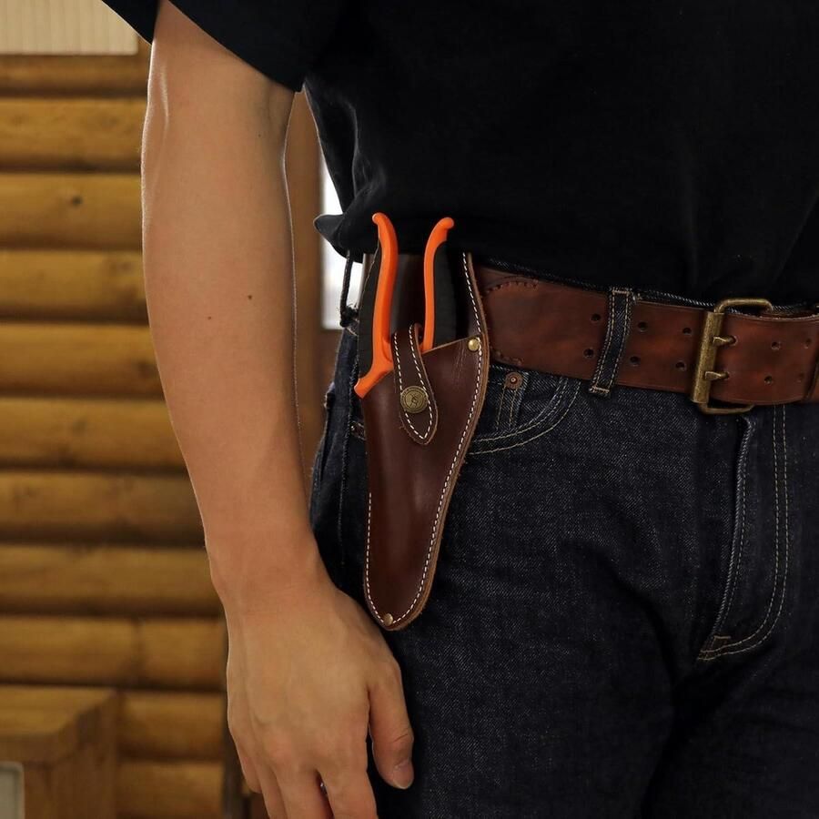 Echt Lederen Tuin Snoeischaar Pouch Tuinieren Snip Shears Houder voor Riem