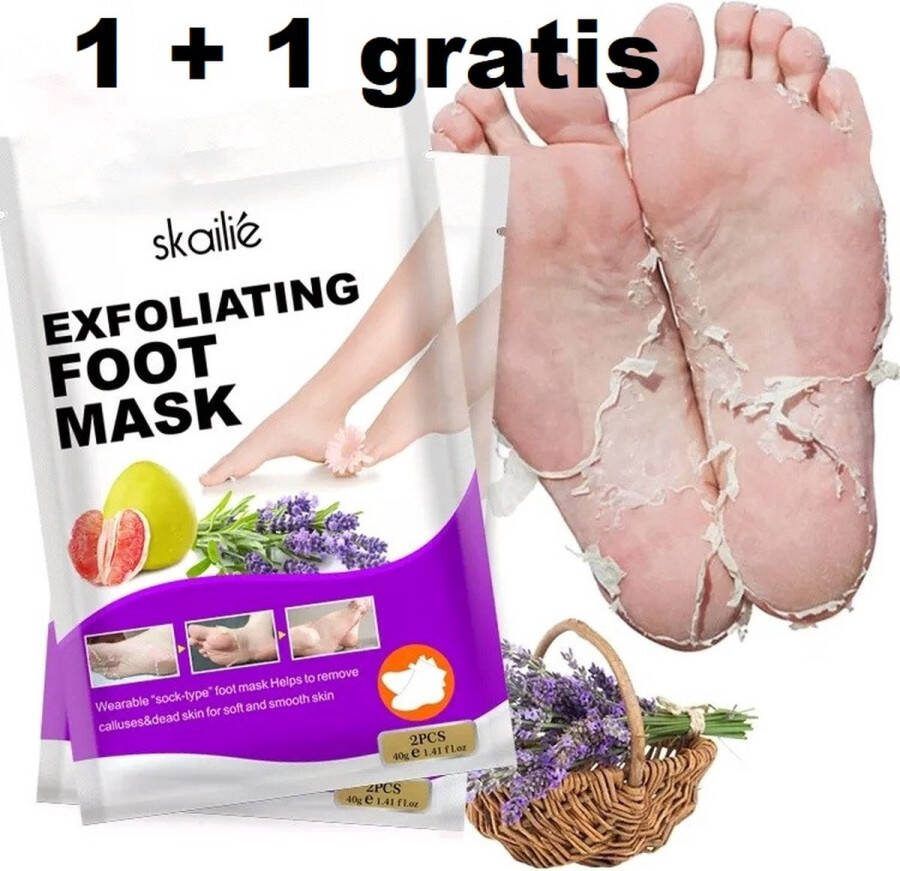1+1 gratis eeltsokken eeltverwijderaars voetverzorging Voetmasker Voetverzorging Peel off masker foot mask voetmasker vervellen voetmasker eelt eeltverwijderaars Eeltsokken Pedicureset