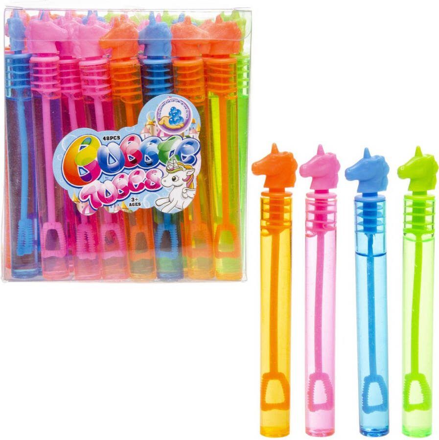 Eenhoorn Bellenblaas 24 STUKS Unicorn Staafjes Uitdeelcadeaus Traktatie Uitdeelcadeautjes voor kinderen Speelgoed 11CM