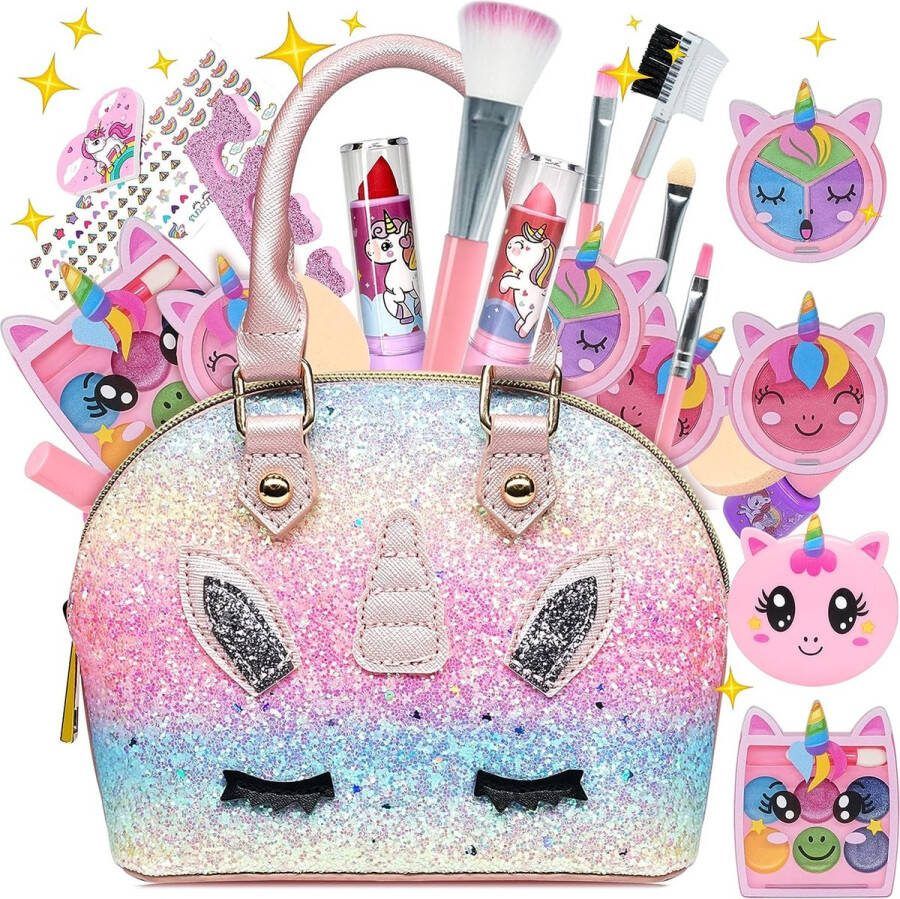 Eenhoorn Make-up Tas 22-delig Mooi & Wasbaar