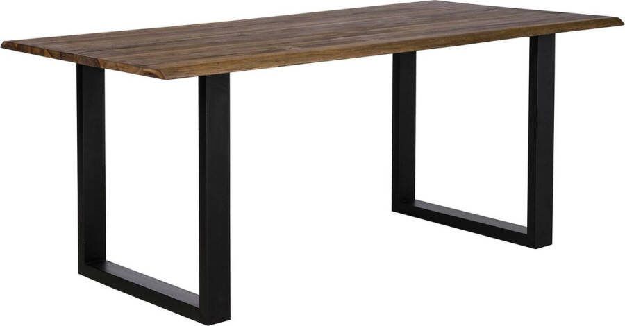 Eetkamertafel Hugo Acacia Rechthoek 120x80cm Hoogte 75 cm