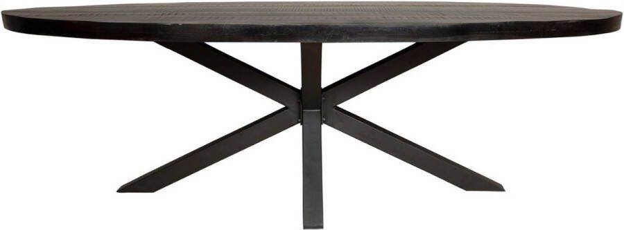 Starfurn Eetkamertafel Denver Black | Ovaal | 300 cm STF-524