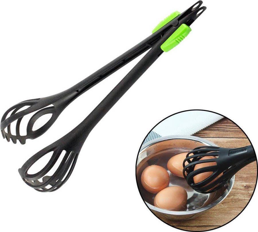 Ei Schep Zwart Eierschep Tang voor Eieren Schep voor Eieren Eiertang Egg Grabber