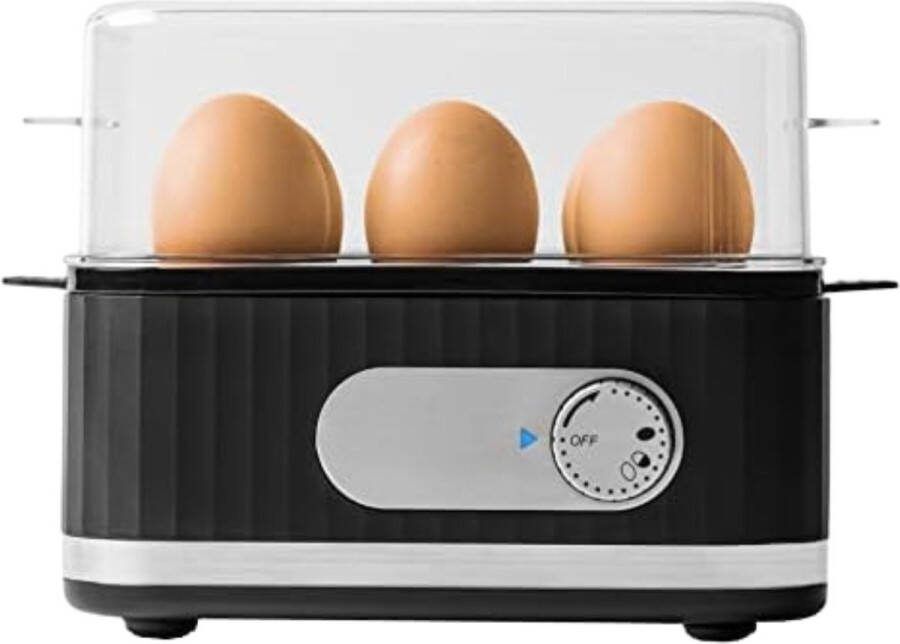 Ei timer Elektrische eierkoker 6 Eieren met Timer en Alarm Wit