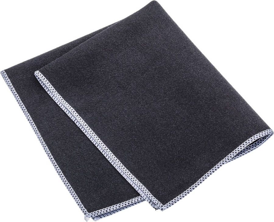 Eichmuller Microvezeldoek compact 2 Pack Ultrafijne Microvezeldoek 24x20 cm. Geschikt voor sieraden horloges brillen en camera lenzen
