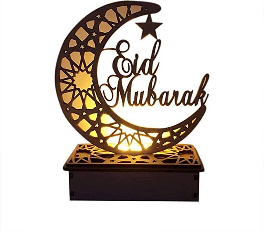 Eid mubarak nachtlampje Ramadan decoratie Ramadan verlichting Eid mubarak versiering Tafellamp Suikerfeest