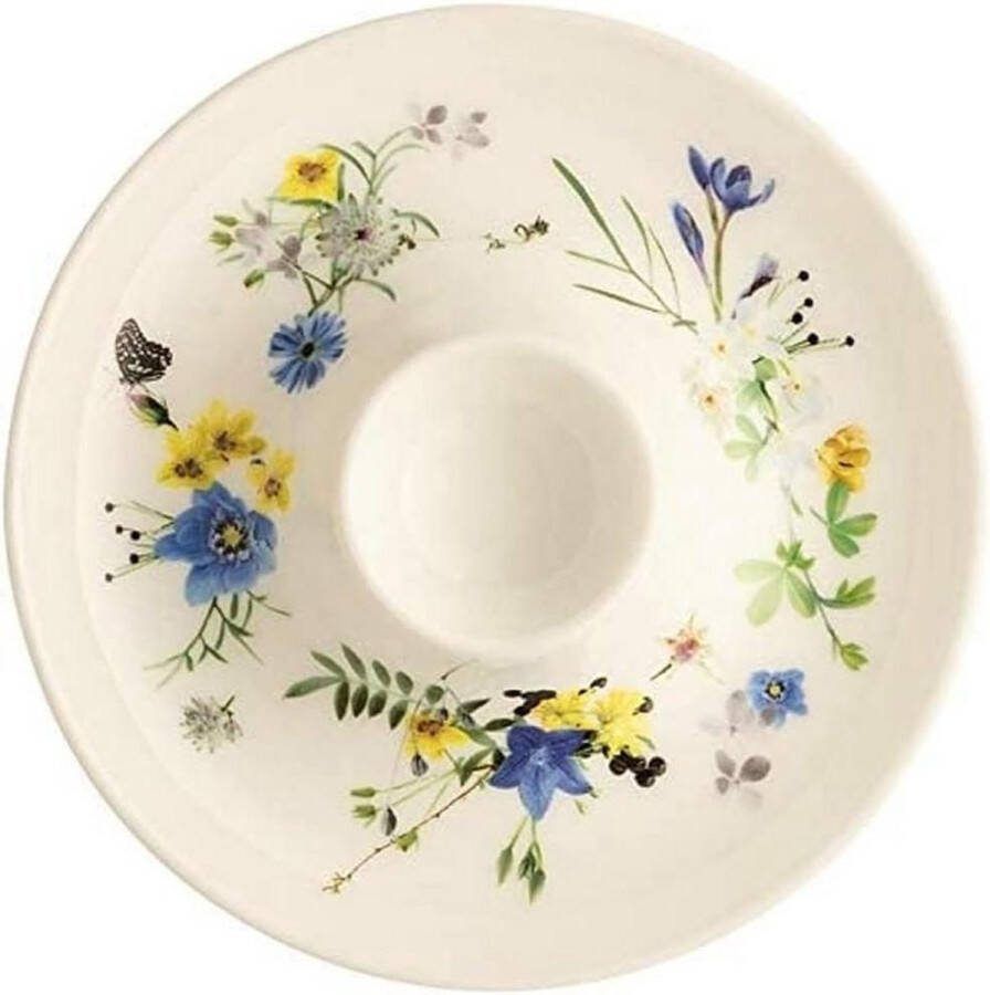 Eierdopje met legplank Brilliance Fleurs des Alpes decoratief en handig
