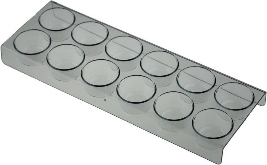 Eierhouder 12 stuks geschikt voor Gorenje koelkast eieren opbergdoos 28 cm lengte 10 cm breedte 25 cm hoogte 4 cm diameter