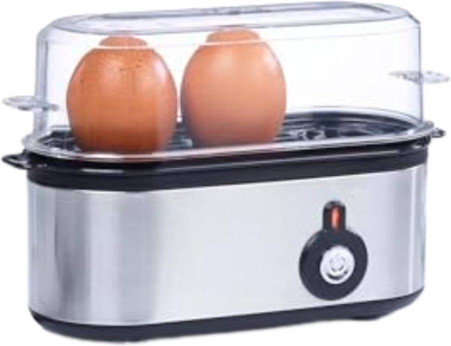 Eierkoker 3 eieren Zilver 570g