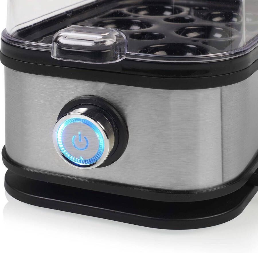 Eierkoker voor 6 eitjes 400 W Zilver Gray Princess 262046 Eierkoker