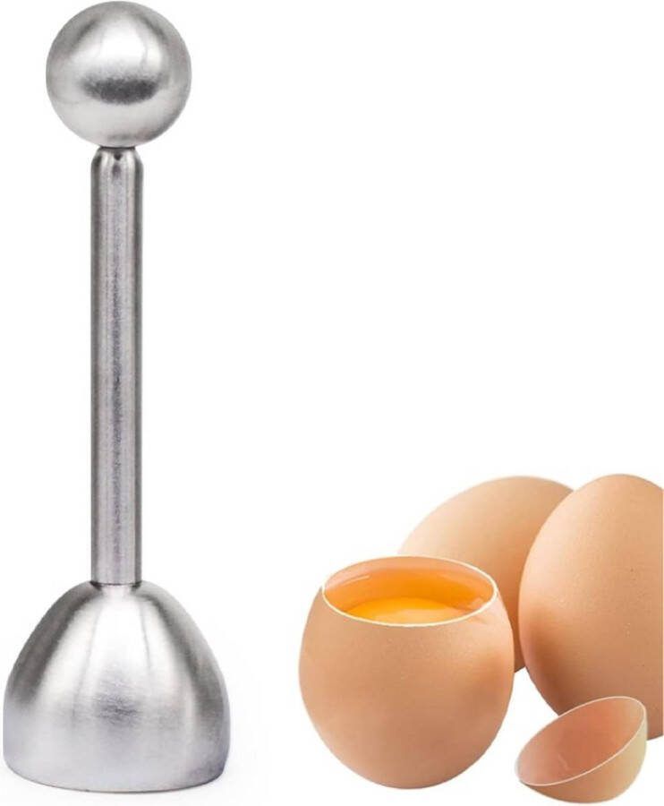 Eierschaal snijder RVS Eiersnijder Ei Opener Ei Onthoofder Ei Topper -Ei Onttopper