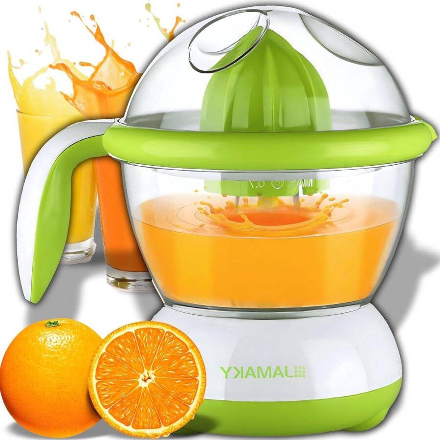 Elektrische citruspers Automatische sinaasappelpers voor vruchten 0 7 l 220 V 40 watt Wit-groen