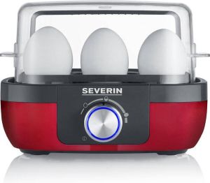 Elektrische Eierkoker Geschikt voor 6 eieren 420W Rood