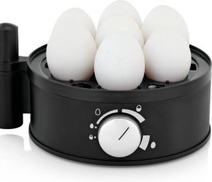 Elektrische Eierkoker Geschikt voor 7 eieren 380W Zwart