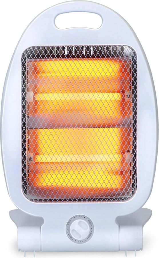 Elektrische Kachel 800W Veilig en Stil Compact & Draagbaar Energiebesparend Wit