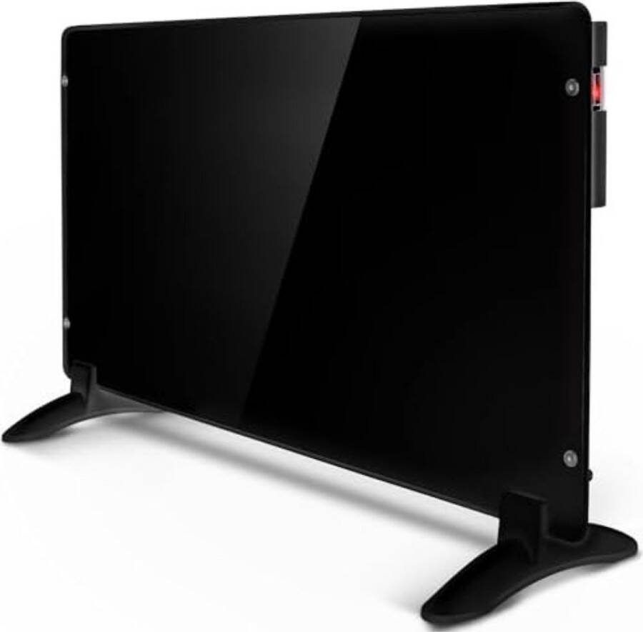 Elektrische kachel infrarood 24D x 60B x 44H cm 600W Zwart‎