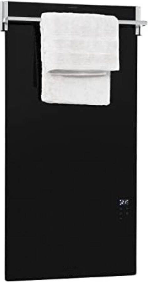 Elektrische kachel infrarood 8D x 59B x 112H cm Zwart 750 W WiFi: App-bediening