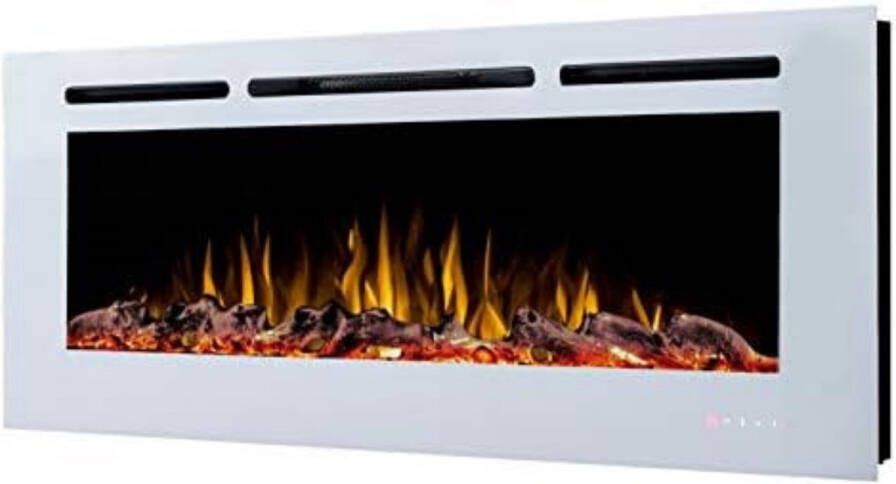 Elektrische kachel sfeerhaard Elektrische kachel sfeer haard 140 cm zwart 1500W