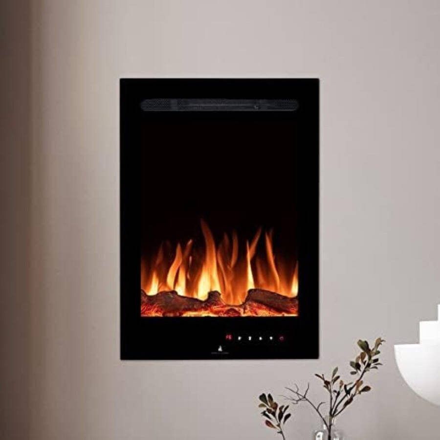 Elektrische kachel sfeerhaard Elektrische kachel sfeer haard 1500 Watt Zwart