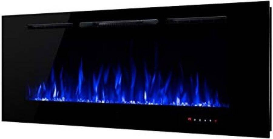 Elektrische kachel sfeerhaard Elektrische kachel sfeer haard 153 cm (60'') zwart 1500 W