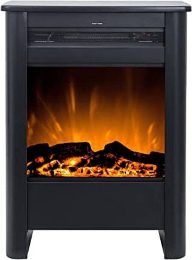 Elektrische kachel sfeerhaard Elektrische kachel sfeer haard Vuurruimte 46 cm 1500W Zwart