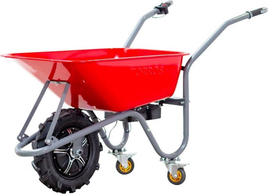 Elektrische kruiwagen 80l 150kg batterij 40V 6Ah Torros EK150F2